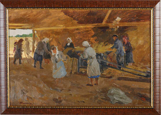 Нечитайло Василий Кириллович. Эскиз к картине «Хлеб» 